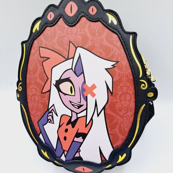 Hazbin Hotel Charlie & Vaggie Filigree Frame Double-Sided Crossbody Bag - Picture 5 of 12